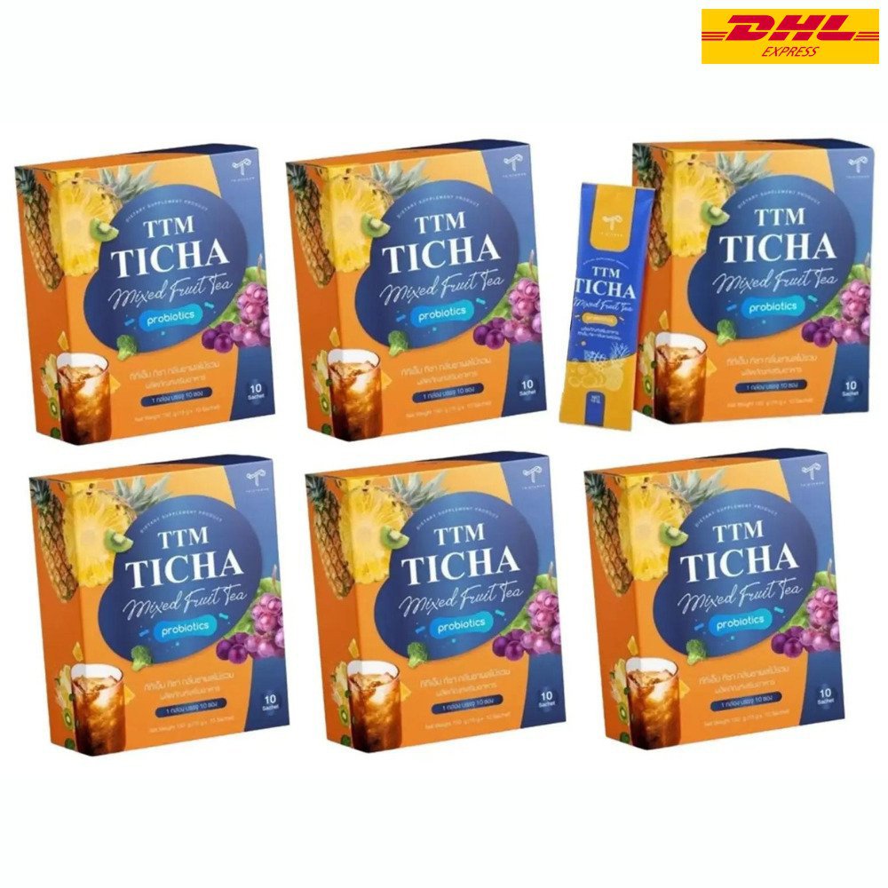 6x TTM TICHA Mixed Fruit Tea Balances Intestines Delicious Probiotic