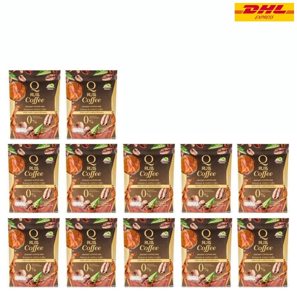 12x QRS Coffee Instant Control Hunger 0% Trans Fat Cholesterol Robust