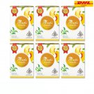 6x Madi Peach Green Tea Mixed Herbal Drink Natural Organic Supplement