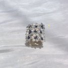 925 silver spring flower ring