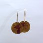 Handpainted flower earrings