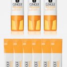 Clinique ~ FRESH PRESSED Daily Booster VITAMIN C + CLEANSER PACKETS ~ Lot of 9