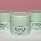 3 x Clinique ~ ADVANCED STOP SIGNS EYE CREAM ~ 3 x .17 oz. jars RARE