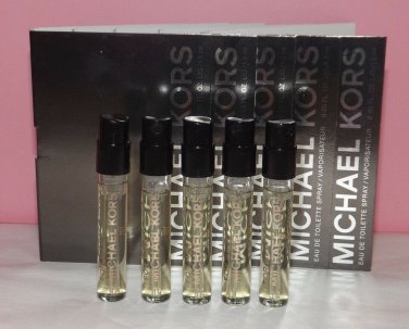 6 x MICHAEL KORS for MEN EDT Cologne SPRAY VIALS Lot of 6 x .05 oz