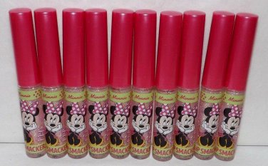 200 x LIP SMACKER MINNIE MOUSE ~ CUPCAKE Glitter Lip Gloss ~ Wholesale Lot 200