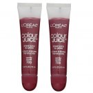 2 x L'Oreal COLOUR JUICE ~ 700 CANDY APPLE ~ LIP GLOSS Lot of 2 RARE
