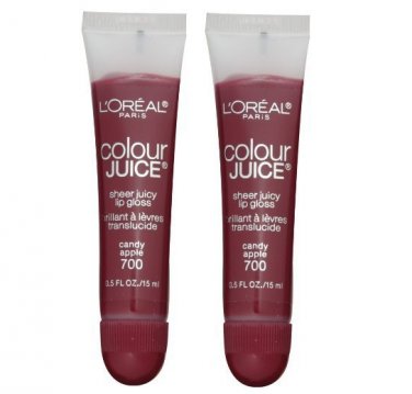 2 x L'Oreal COLOUR JUICE ~ 700 CANDY APPLE ~ LIP GLOSS Lot of 2 RARE