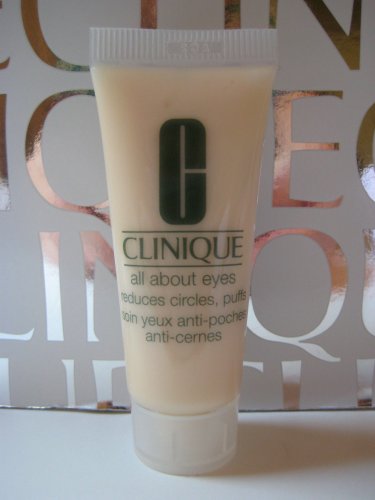 2 pc. Clinique ~ ALL ABOUT EYES ~ FULL SIZE Eye Cream .5 oz + Bonus SLEEP MASK!