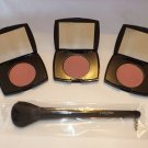 3 x Lancome BLUSH SUBTIL Delicate Oil-Free Powder ~ APLUM ~ w/ BRUSH Lot of 3