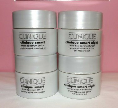 Clinique SMART Custom-Repair Moisturizer CREAM ~ DAY NIGHT SERUM set