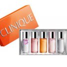 Clinique HAPPINESS PERFUME SET of 5 ~ Happy HEART, Bloom, WEALTH FLOWERS, Citrus