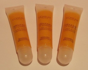 5 x L'Oreal COLOUR JUICE LIP GLOSS ~ BANANA SMOOTHIE ~ Lot of 5 RARE