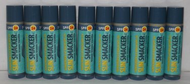 12 x SUN SMACKER Sunscreen Lip Balm ~ VROOM VROOM VANILLA w/ SPF 24 ~ Lot of 12