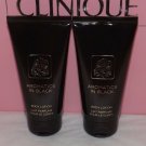 2 x Clinique AROMATICS BLACK Perfume BODY SMOOTHER Lotion ~ Lot of 2 x 2.5 oz.