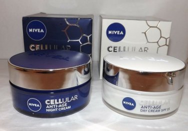 2 x NIVEA ~ CELLULAR Anti-age DAY CREAM ~ 1.7 oz. each New in Box