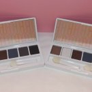 2 x Clinique JONATHAN ADLER Eye Shadow PALETTE ~ SMOKEY DARK Shades ~ Lot of 2