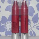 2 x Clinique CHUBBY STICK Lip Balm / Liner ~ SUPER STRAWBERRY 07 ~ Lot of 2