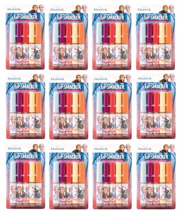 12x LIP SMACKER Lip Gloss ~ DISNEY FROZEN 2 ~ Lip Gloss WHOLESALE Lot of 12 Sets