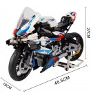 Technic Motorcycle Building Block Set – Sport Bike Model (45.5cm)