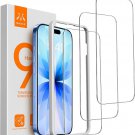 Mkeke 3 Pack Screen Protector for iPhone 17 6.3", [9H+ Hardness] [Military-Grade Drop Protection]