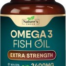 Triple Strength Omega 3 Fish Oil Supplement 2400 mg - EPA & DHA Fish Oil Omega 3
