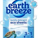 Earth Breeze Laundry Detergent Sheets Fragrance-Free - 60 Loads Eco Liquidless Soap