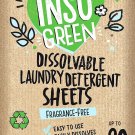 Unscented Laundry Detergent Sheets - 40 Eco Sheets for Up to 80 Loads