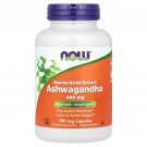 Now Foods Ashwagandha 450 mg 180 Veg Capsules GMP Quality Assured, Kosher