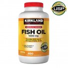 Kirkland Signature Omega-3 Fish Oil 1000 mg 400 softgels - Free Shipping!