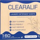 CLEARALIF Laundry Detergent Sheets Up to 160 Loads, Fresh Linen
