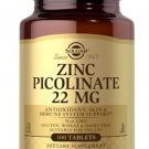 Solgar Zinc Picolinate 22 mg, 100 Tablets - Promotes Healthy Skin - Supports Immune System
