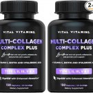 Vital Vitamins Multi Collagen Plus (2-Pack) - with Biotin