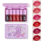 6 Colors Lip Tint Stain Korean Lip Gloss, Matte Velvet Lip Tint Natural