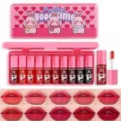 10 Colors Lip Tint Stain Set, Korean Lip Gloss Set, Watery Mini Liquid Lipstick Long