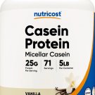 Nutricost Casein Protein Powder 5lb Vanilla - 100% Micellar Casein
