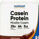 Nutricost Casein Protein Powder 5lb Chocolate - 100% Micellar Casein
