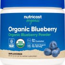 Nutricost Organic Blueberry Powder 8oz (227 Grams) - Pure, Gluten Free, Non-GMO
