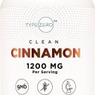 Type Zero Organic Natural Ceylon Cinnamon 1,200mg Serving | 120 Capsules