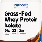 Nutricost Grass-Fed Whey Protein Isolate (Chocolate) 2LBS - Non-GMO, Gluten Free