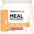 TransformHQ Meal Replacement Shake Powder 7 Servings (Peach Milkshake Flavored)