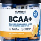 Nutricost BCAA+ Hydration Peach Mango Flavor (20 Stickpacks) - Gluten-Free