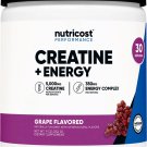 Nutricost Creatine + Energy 30 Servings (Grape Flavored)