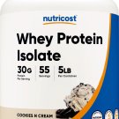 Nutricost Whey Protein Isolate (Cookies N Cream) 5LBS - Isolate Protein Powder