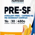 Nutricost Stim-Free Pre-Workout, 30 Servings (Peach Mango)