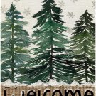 CROWNED BEAUTY Christmas Winter Garden Flag 12x18 Inch