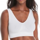 Hanes Women's Cozy Wireless Bra, Full-Coverage Pullover Bra Sizes Medium