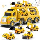 Veslier Construction Truck Toys for Boys Girls Age 3 4 5 6 Years Old，Carrier