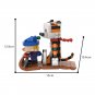 Calvin and Hobbes Comics Figures on a Snow Sled 347 pcs MOC Building Blocks (in OPP bag/no box)