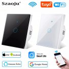 Tuya Smart Life Light Switch WiFi Touch Sensor Smart Switch App Remote Control