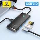Baseus USB-C Hub Adapter, 4-in-1 Splitter with USB 3.0 Ports